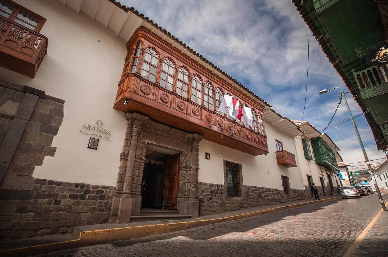 Aranwa Cusco Boutique Hotel exterior view from street