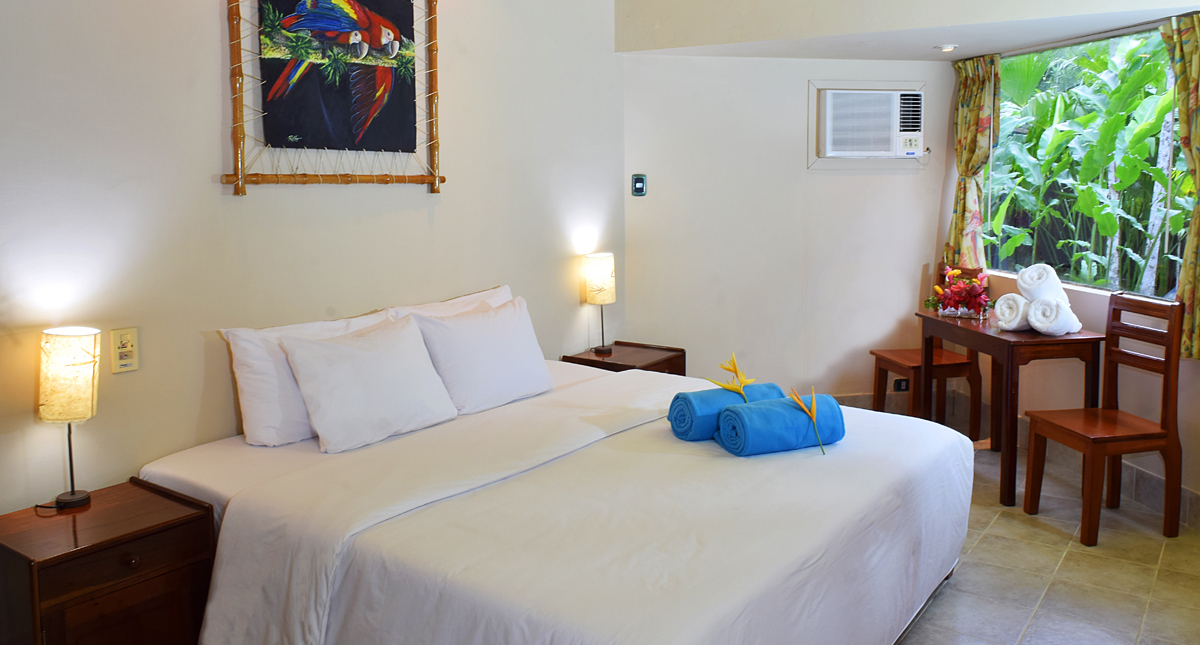 Ceiba Tops Lodge guest room