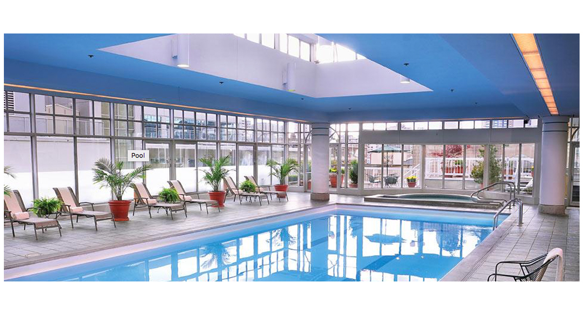 Fairmont Hotel Vancouver indoor pool