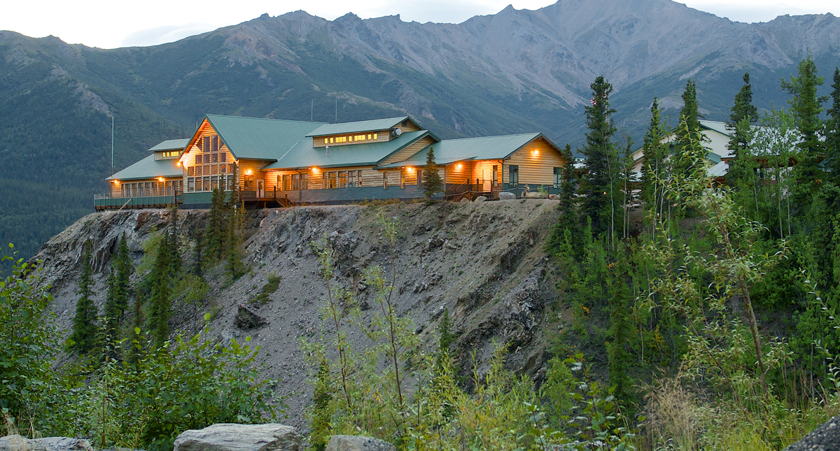 Grande Denali Lodge exterior aerial view