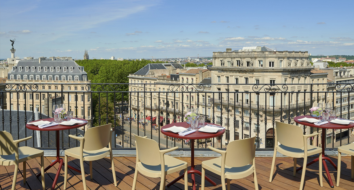 Bordeaux InterContinental rooftop dining