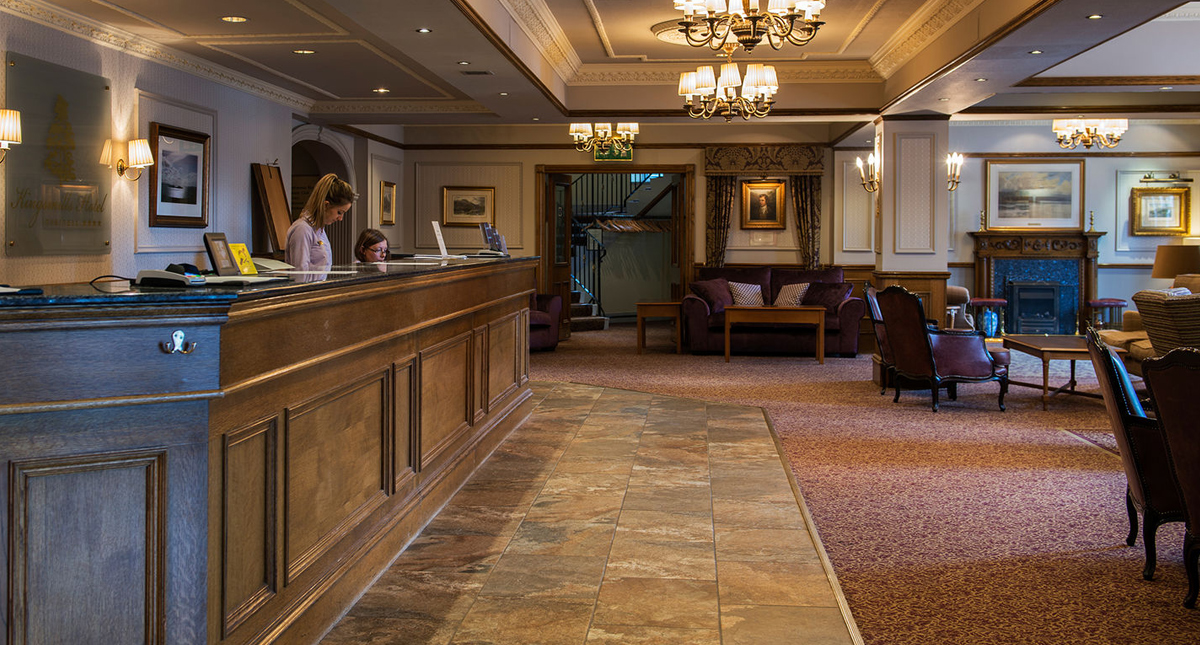 Kingsmills Hotel reception and lobby