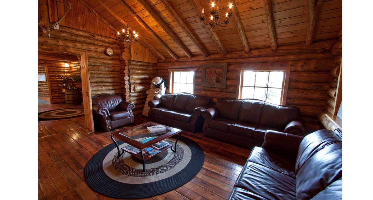 Lazy Bear Lodge lounge seating