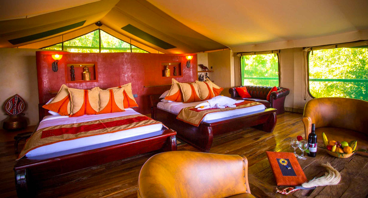 Mara Engai Lodge standard guest lodge
