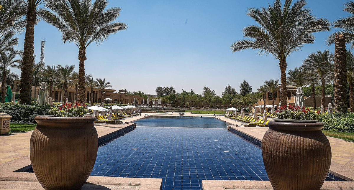 Marriott Mena House outdoor pool