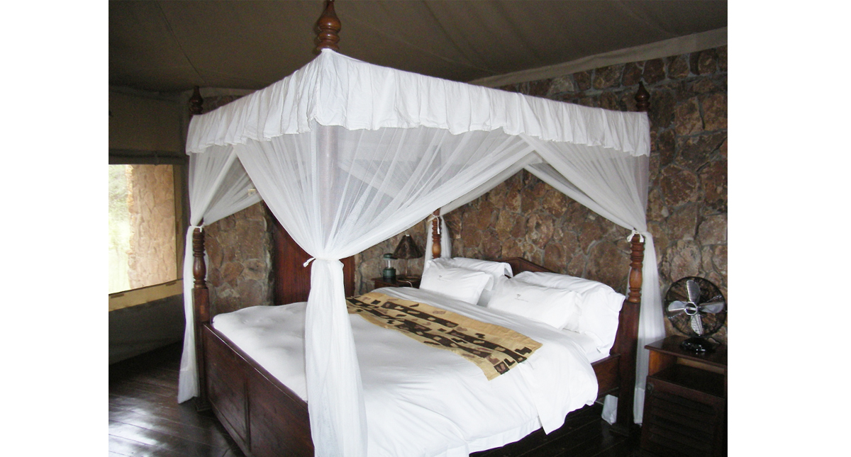 Mbalageti Serengeti Tented Chalets guest chalet bedroom