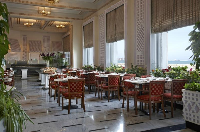Cecil Hotel Alexandria indoor dining area