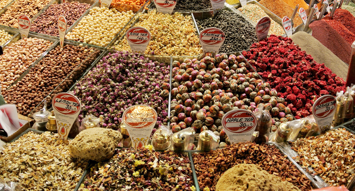 assortment of various spices