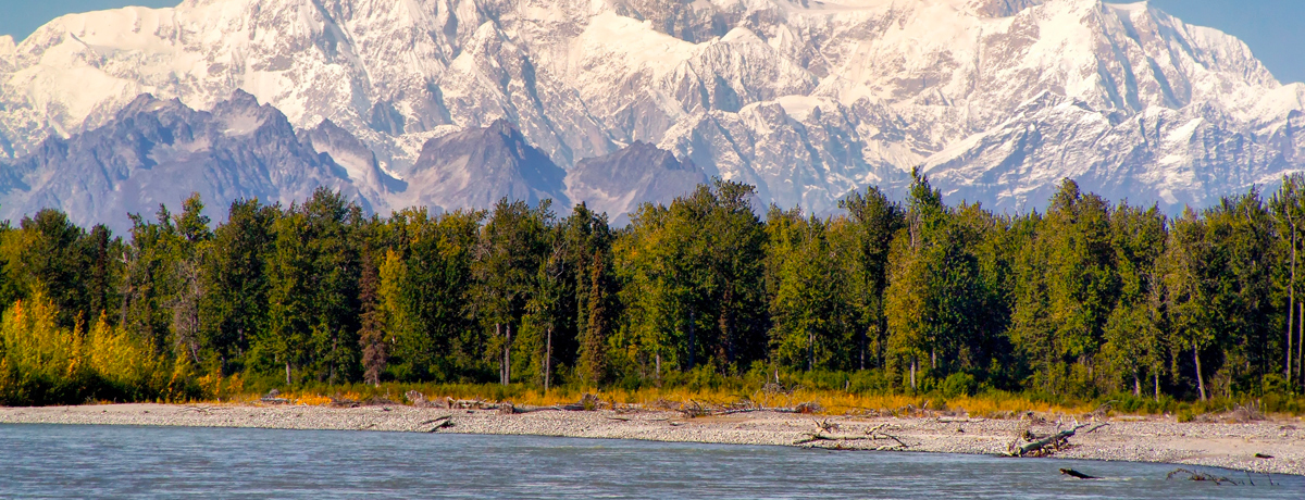 Panoramic view of Talkeetna