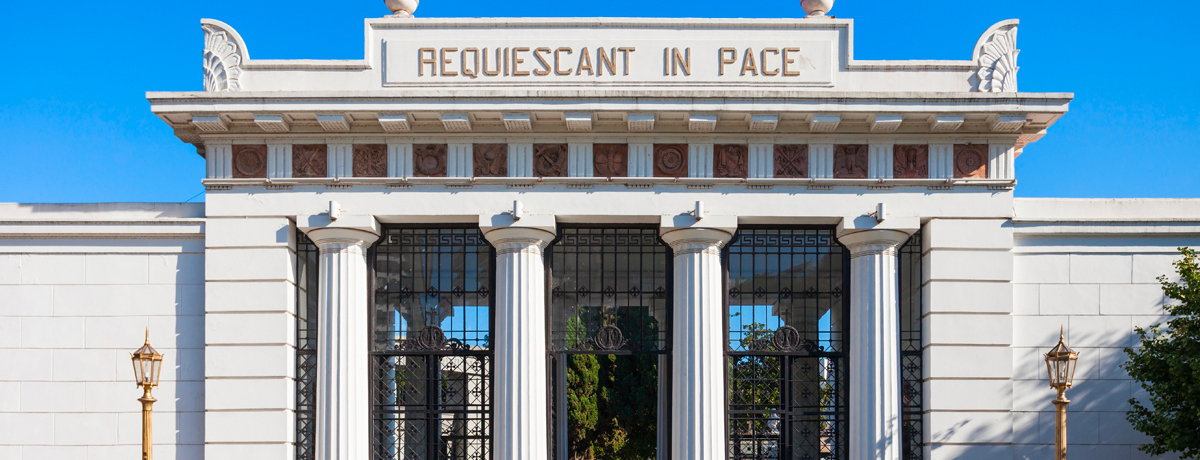 Entrance to La Recoleta Cemetery