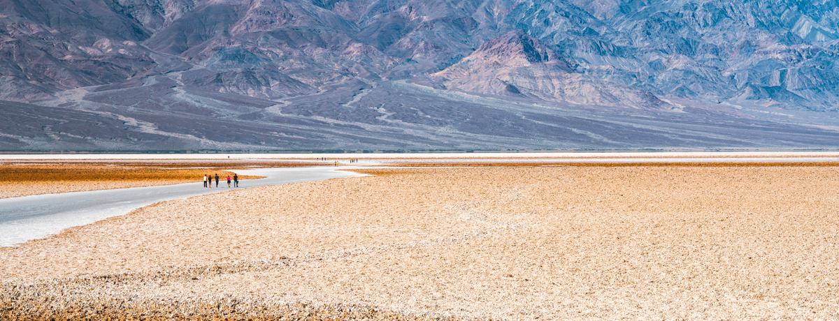 Badwater Flats at Badwater Basin in Death Valley National Park
