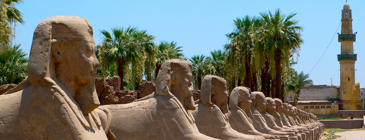 Sphinx Avenue in Luxor