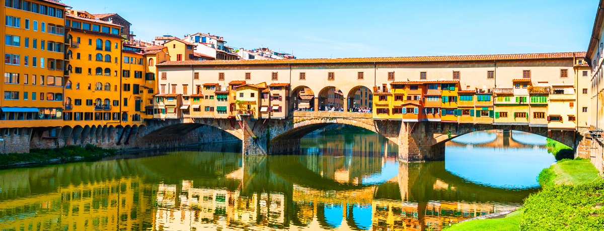 Ponte Vecchio bridge in Florence, Italy