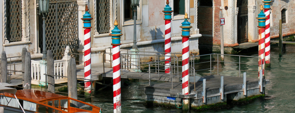 Docks along the Grand Canal