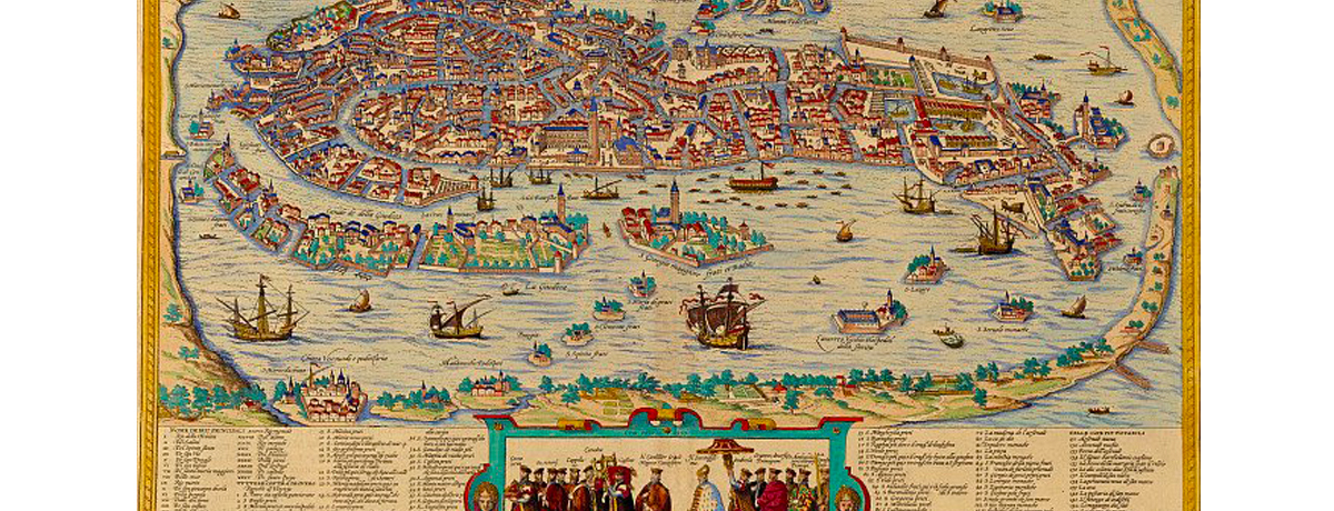 Illustrative map of Venice
