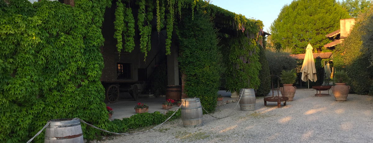 Courtyard grounds around Selva Capuzza's restaurant