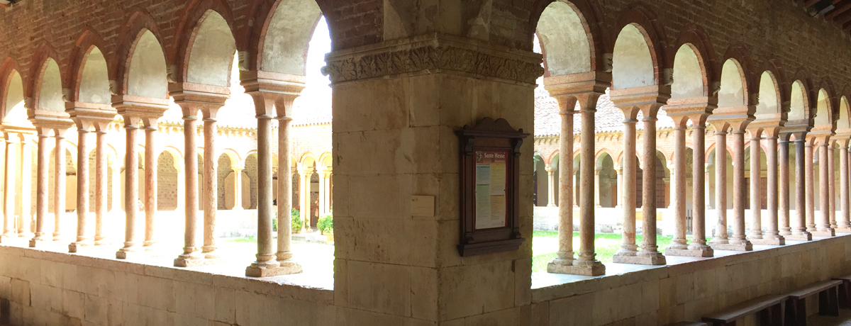 Interior walkway at Palazzo Ducale