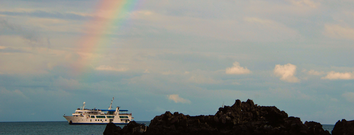 Rainbow arched over Isabela II