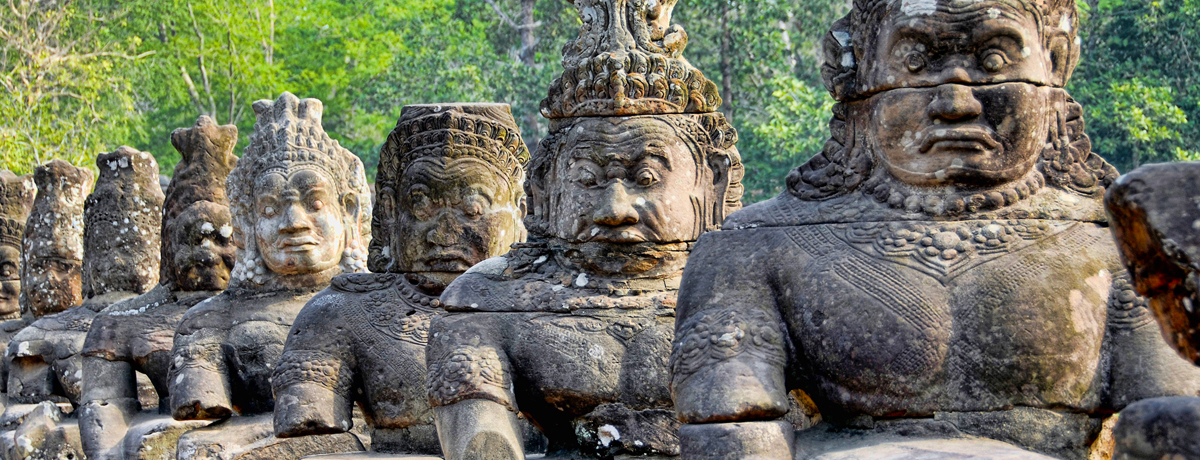 Stone carvings in Cambodia