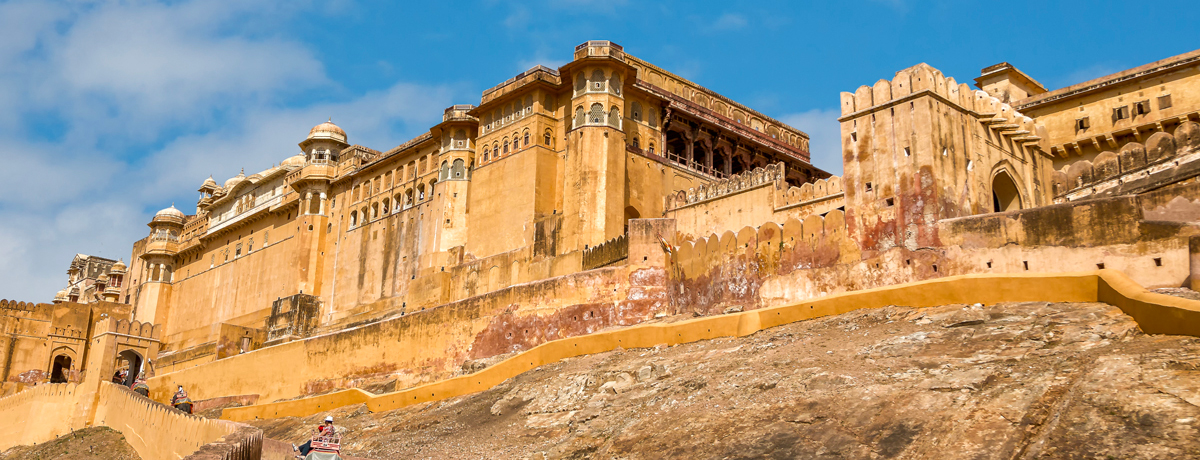 Landmark Amer Fort in Rajasthan