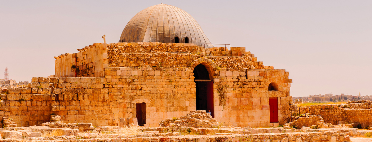 Umayyad Palace at the Amman Citadel in downtown Amman, Jordan