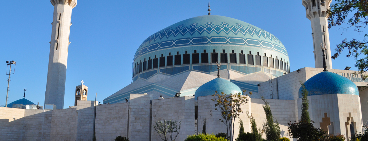 King Abdullah mosque in Amman, Jordan