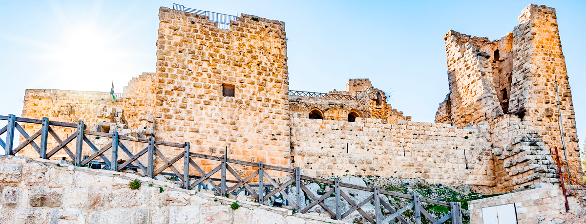 Ajloun Castle in northwestern Jordan