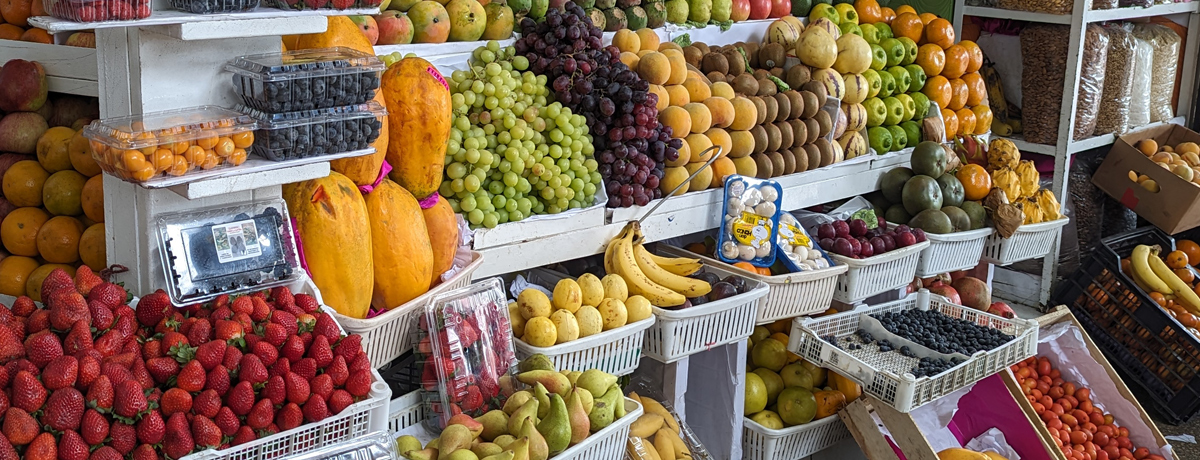 fruits at local Amazon market