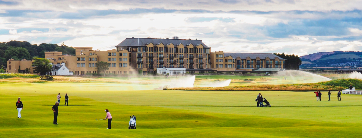 St Andrews in Scotland where golf originated