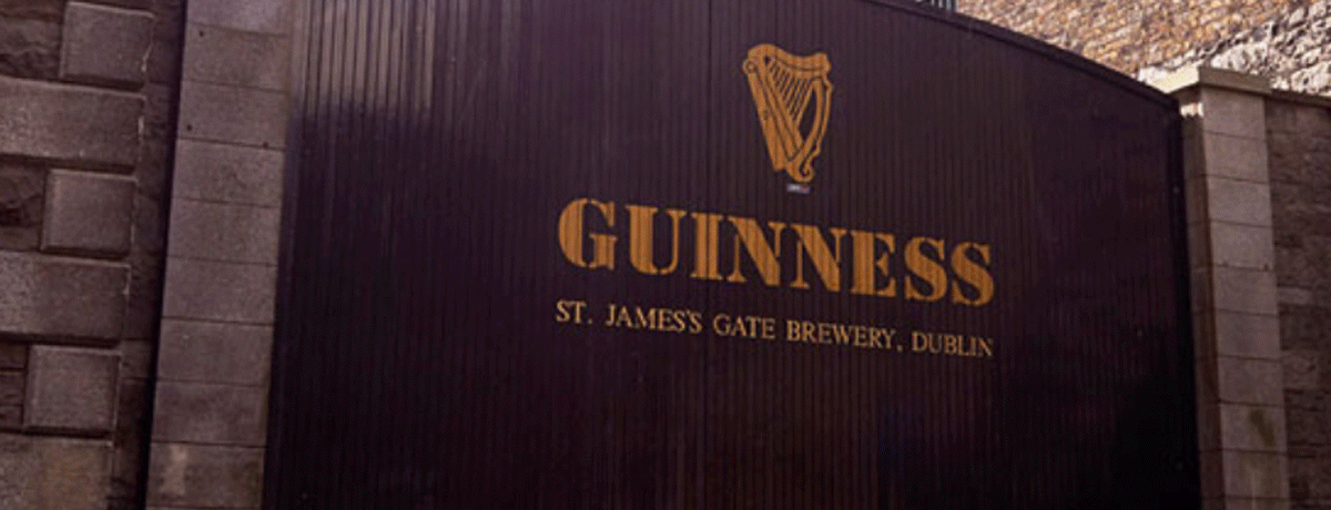 Entry to the Guinness brewery