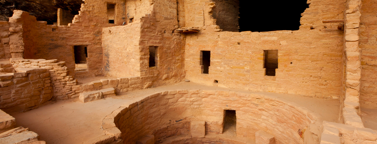 Spruce Tree House cliff dwelling in Mesa Verde National Park
