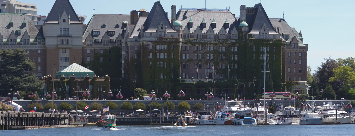Victoria Inner Harbor and waterfront from the water