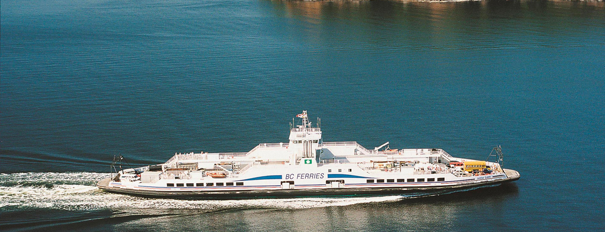 Ferry passage between Victoria and Vancouver