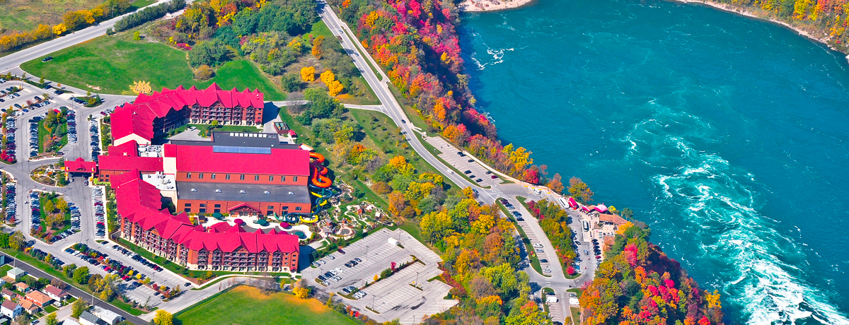 Aerial over Niagara-on-the-Lake
