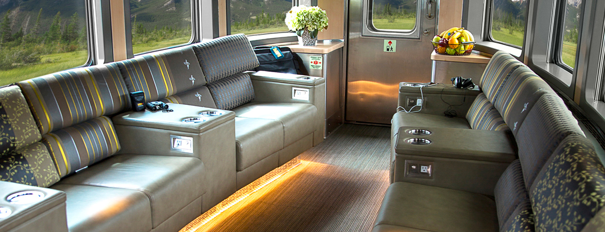 View into the Park Car while en route