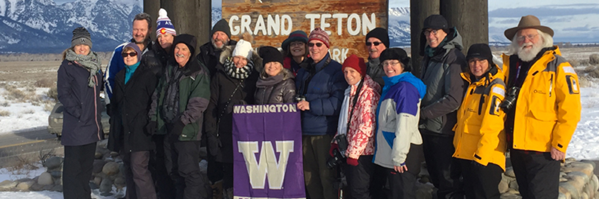 UW 2018 Wolves of Yellowstone Guests on Tour