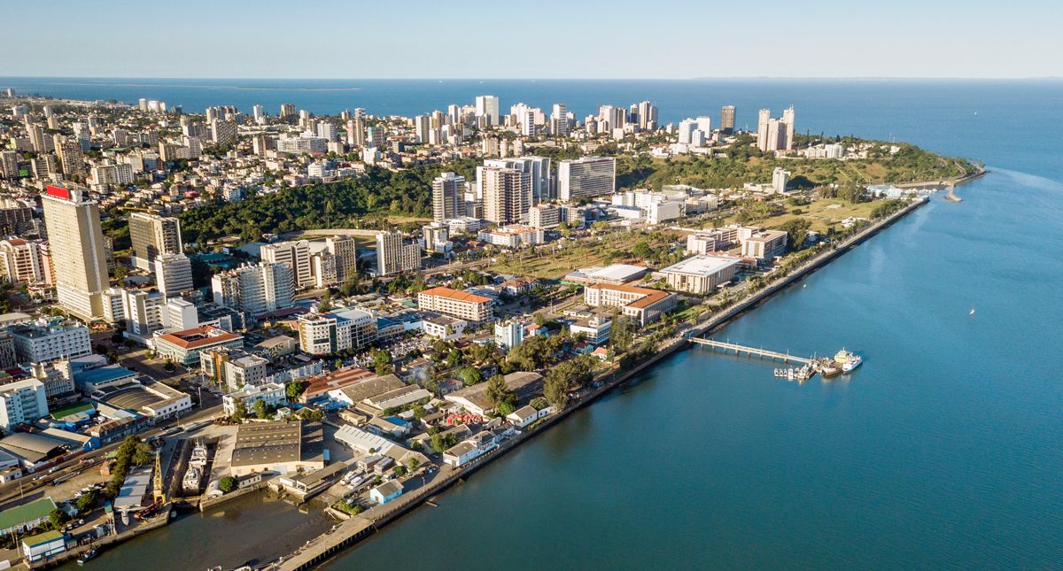 aerial over maputo