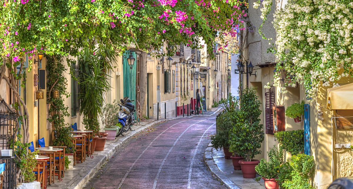 Athens Plaka neighborhood