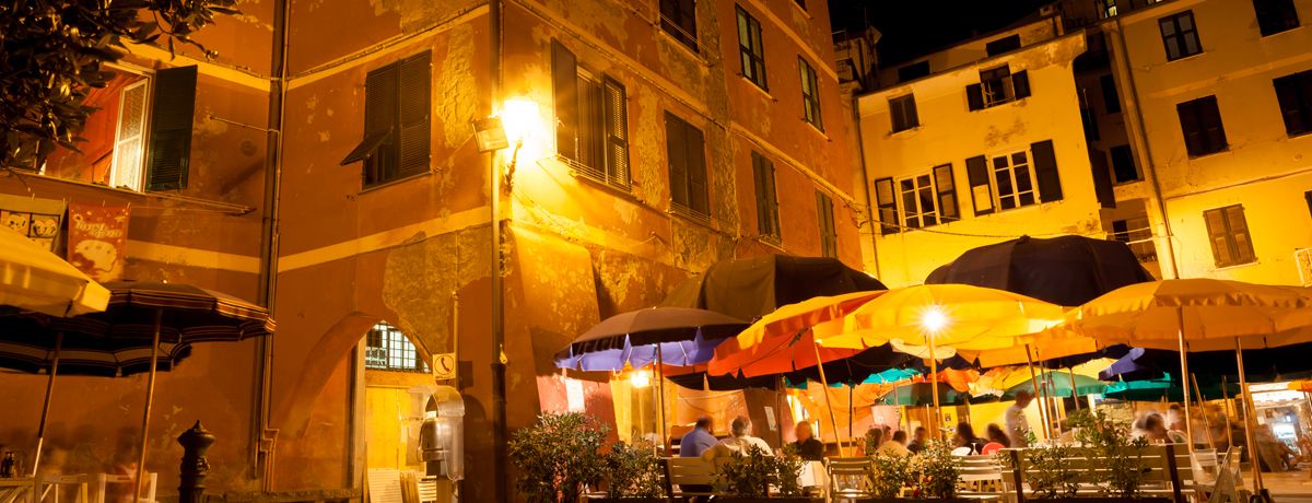 Night life in Vernazza, Cinque Terre