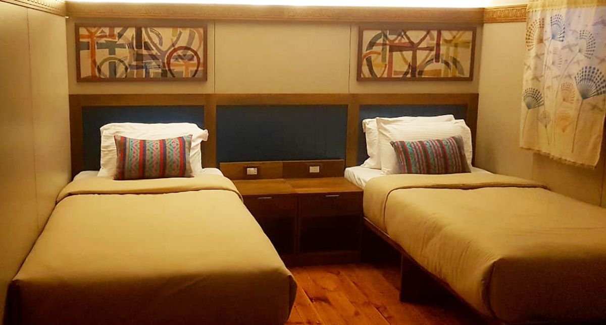 Nile River dahabiya classic stateroom