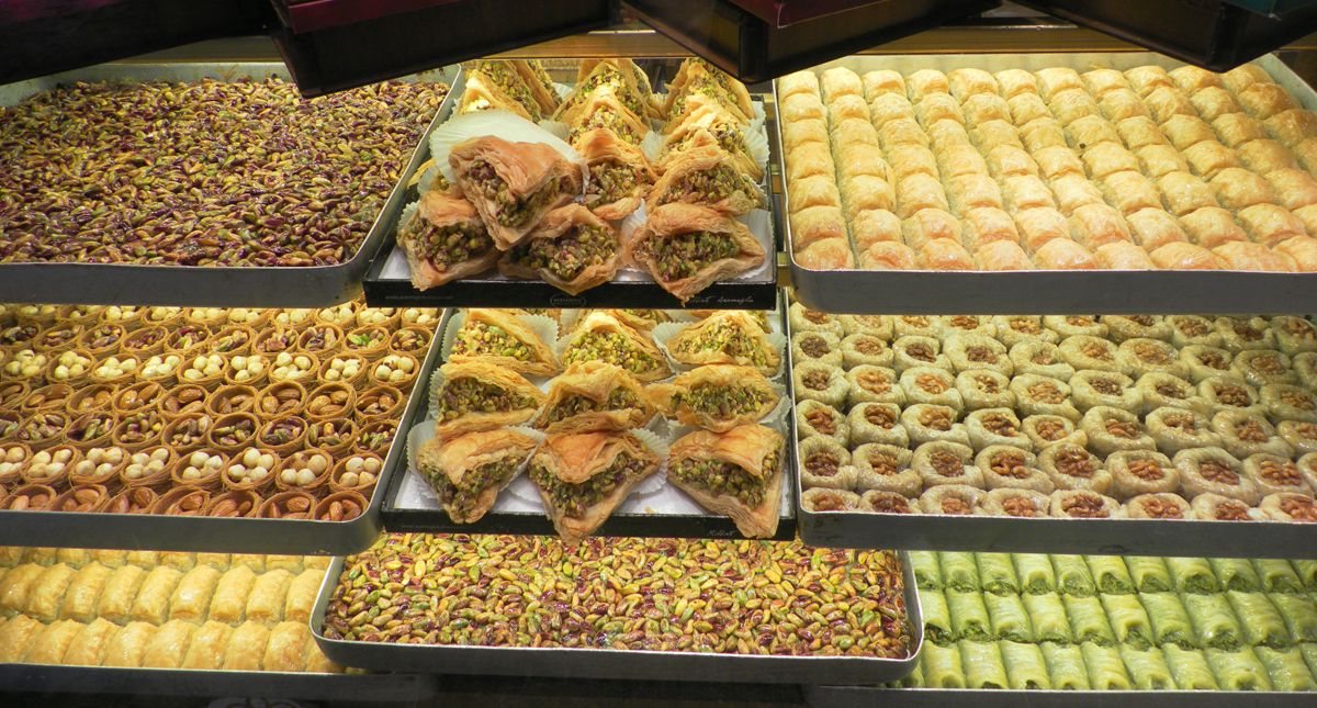 trays of bakery items