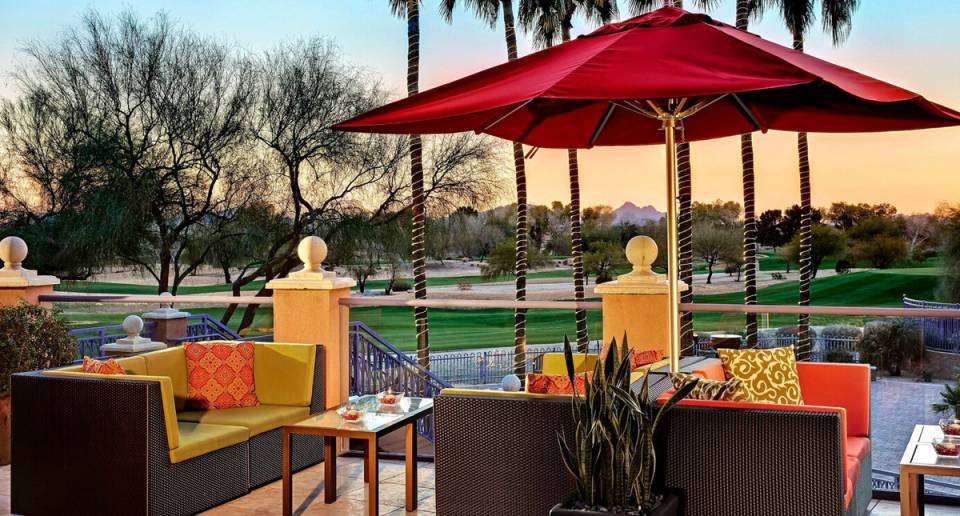 Scottsdale Marriott at McDowell Mountains outdoor pool and patio