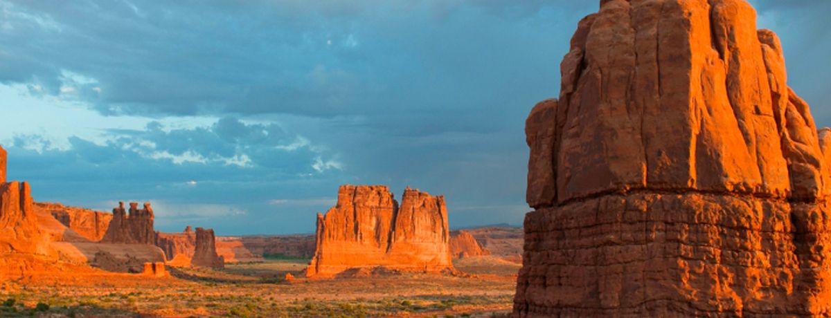 La Sal Mountain viewpoint at Arches National Park