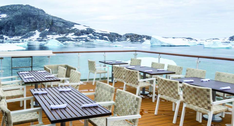 Ocean Victory deck dining