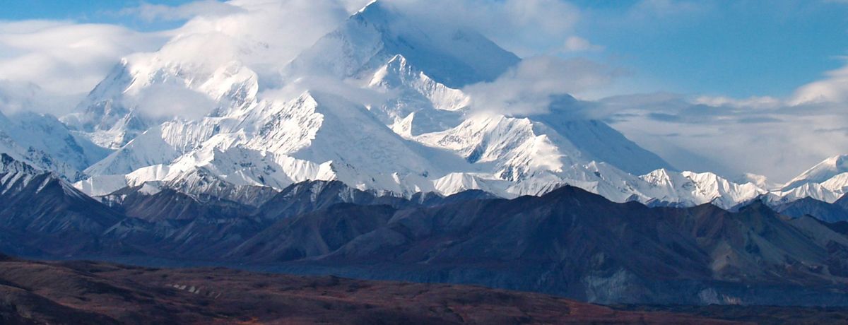 Vista of Denali in Alaska