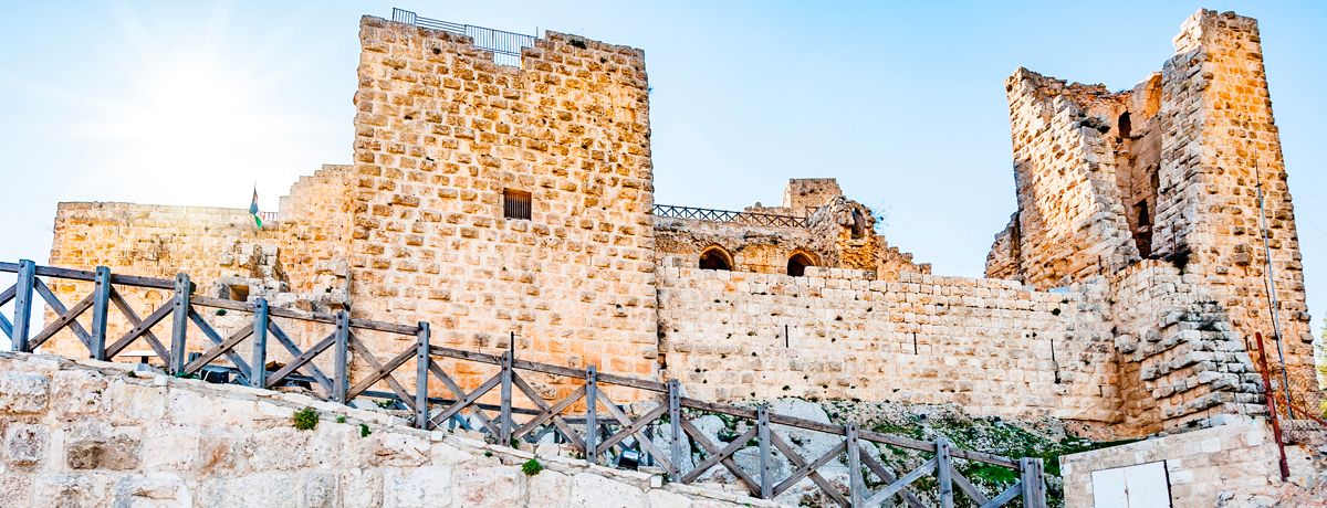 Ajloun Castle in northwestern Jordan