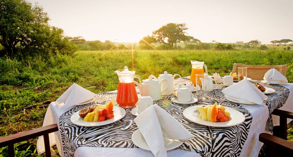 Tarangire Sopa Lodge outdoor dining