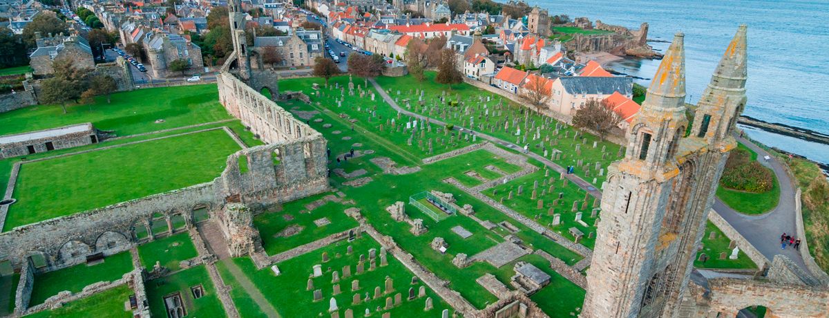 Aerial over St. Andrews