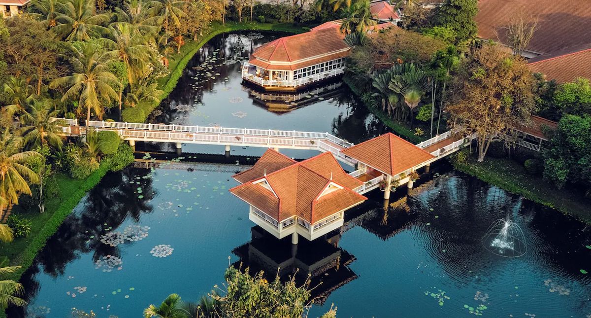 Sofitel Angkor Phokeethra aerial view