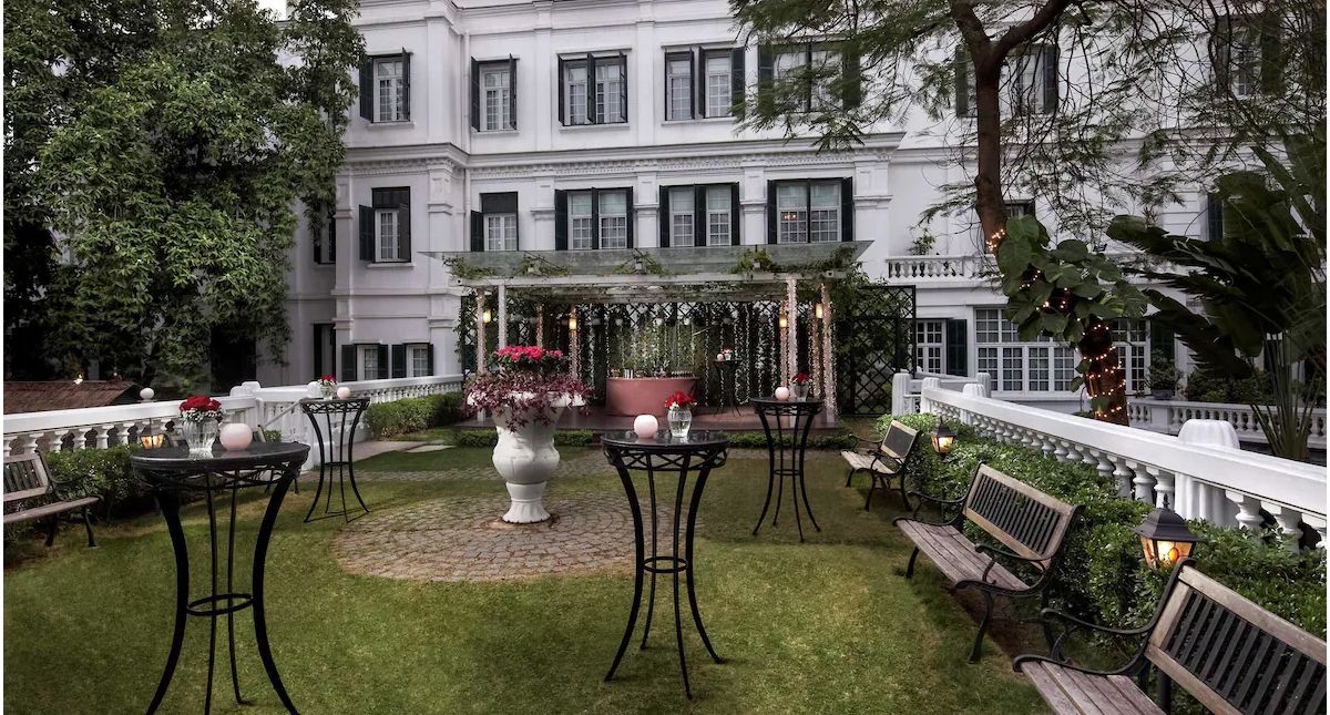 Sofitel Legend Metropole Hanoi courtyard gardens